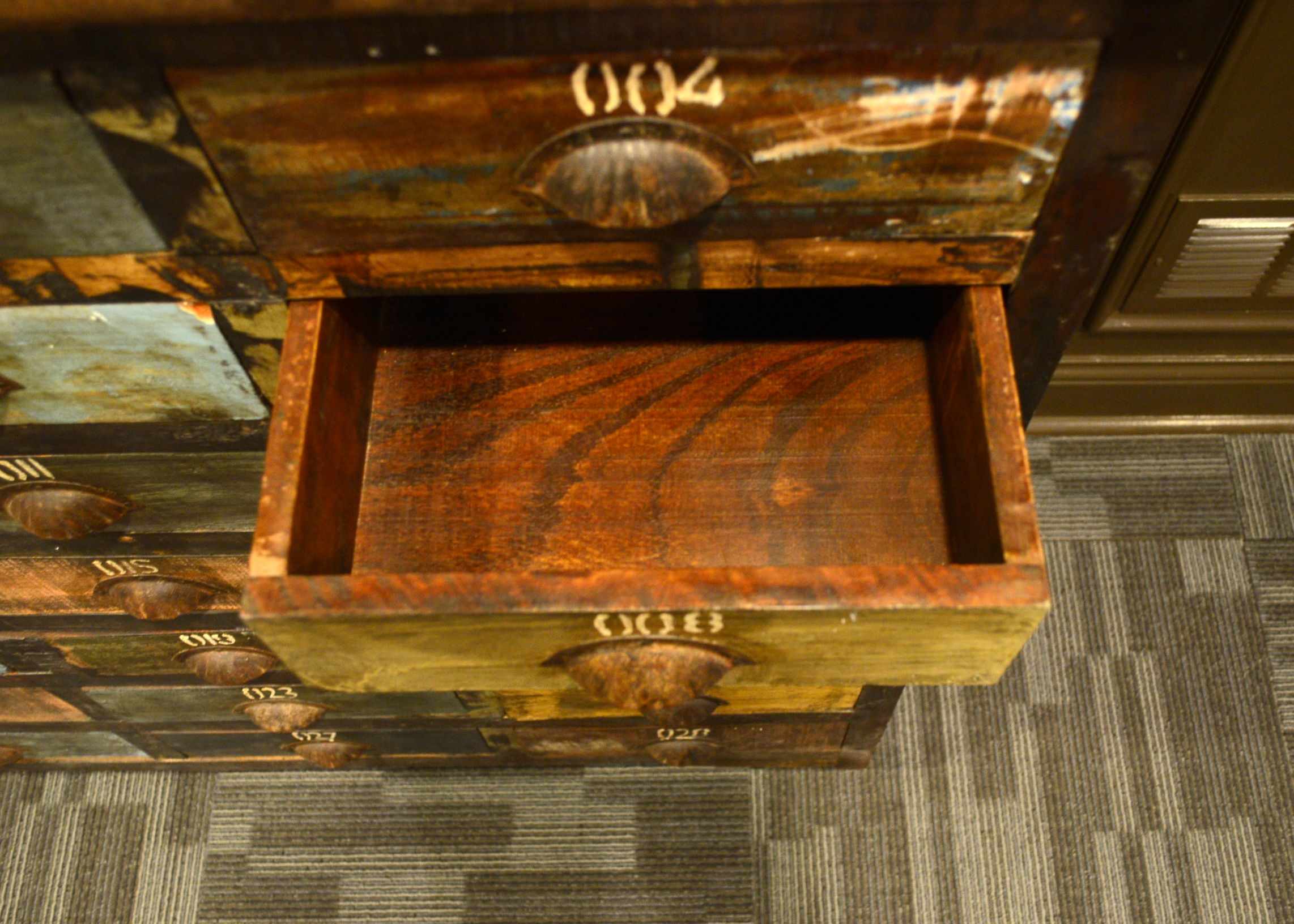 Vintage Seed Cabinet