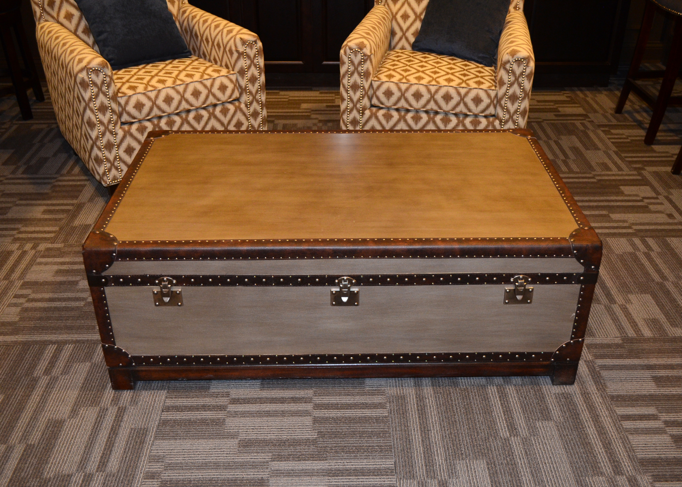 Hooker Furniture Steamer Trunk Coffee Table