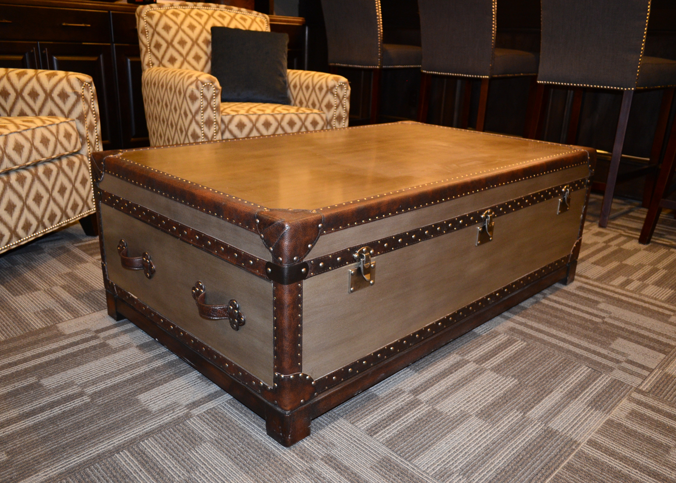 Hooker Furniture Steamer Trunk Coffee Table