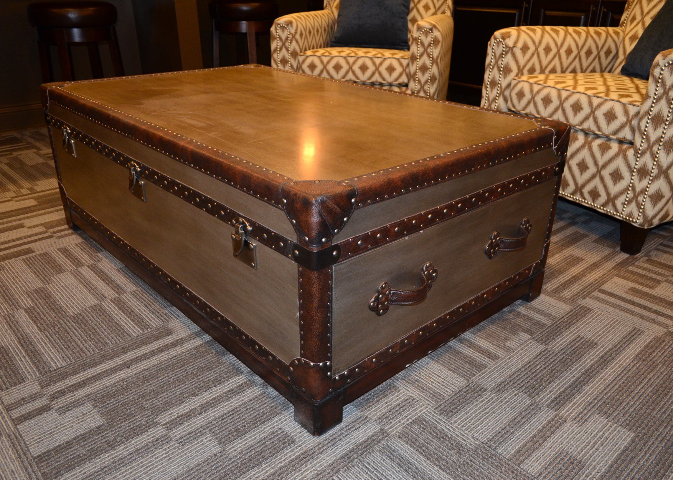 Hooker Furniture Steamer Trunk Coffee Table