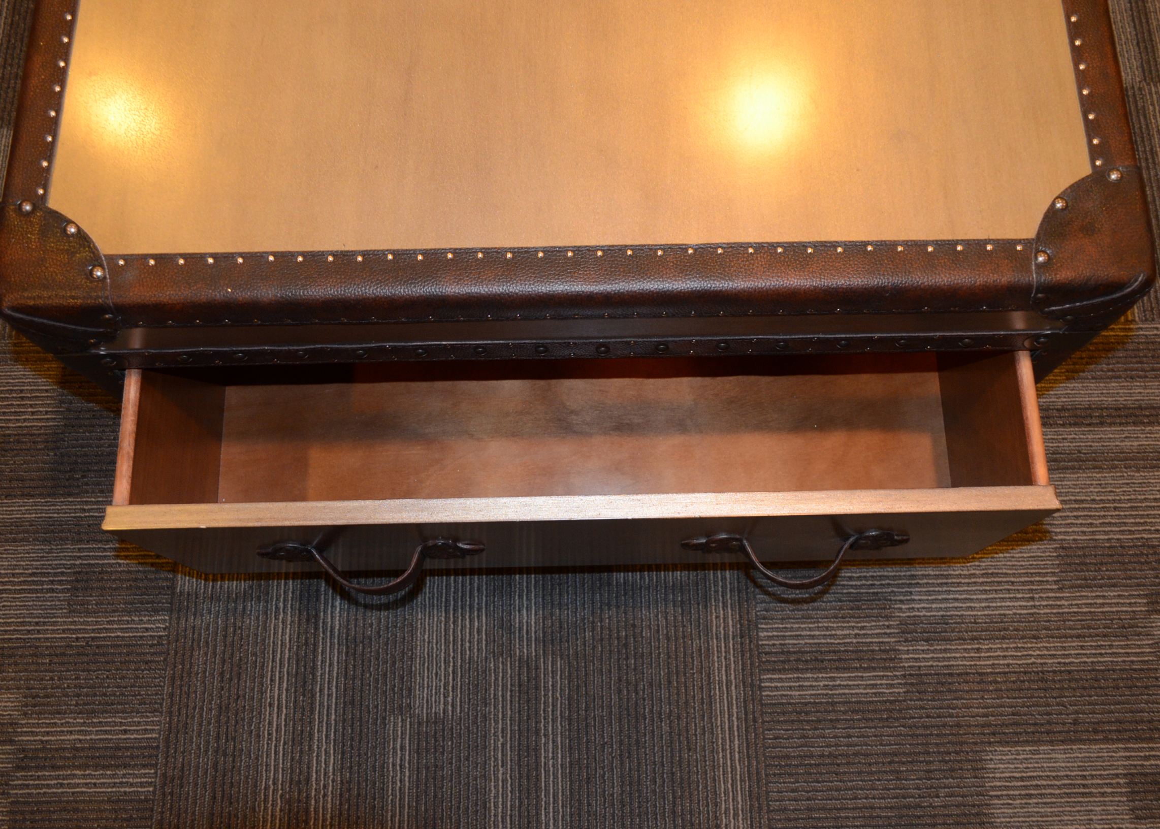 Hooker Furniture Steamer Trunk Coffee Table