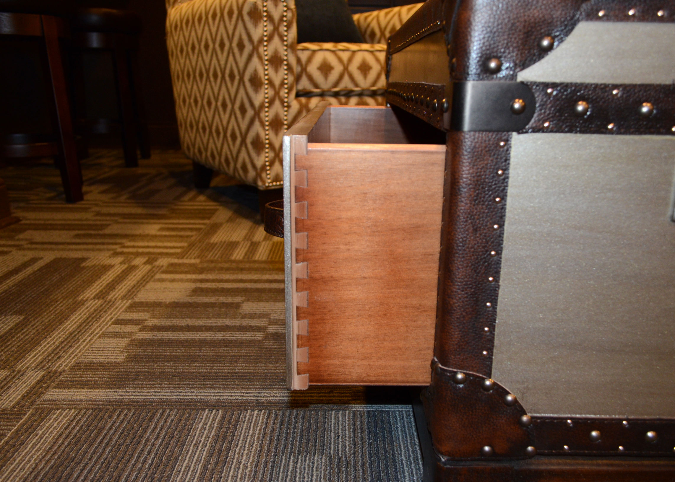 Hooker Furniture Steamer Trunk Coffee Table