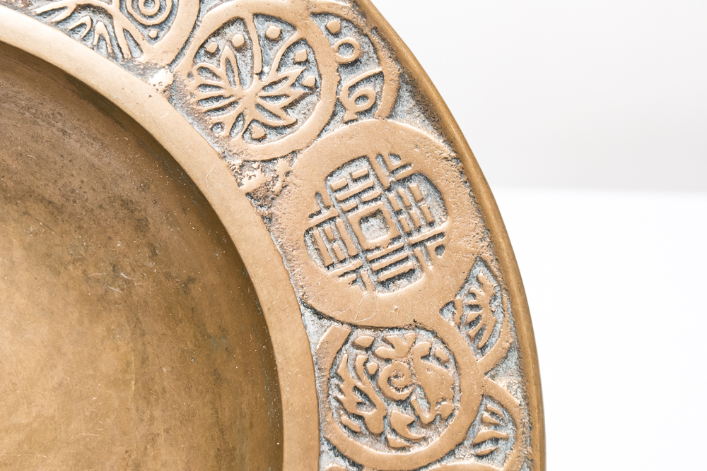 Antique Brass Bowls from Asia