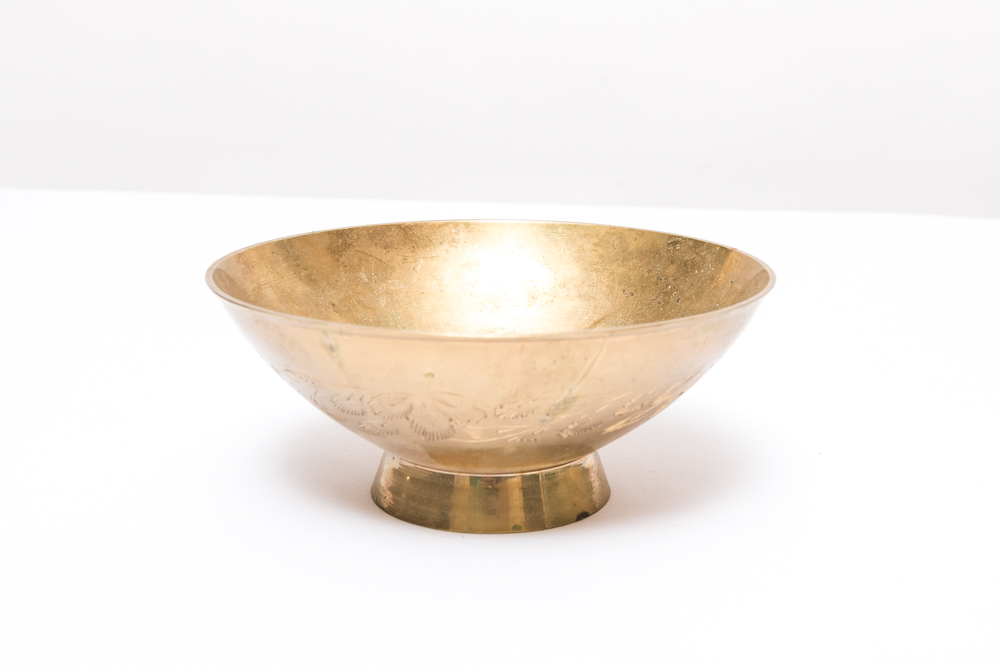 Antique Brass Bowls from Asia