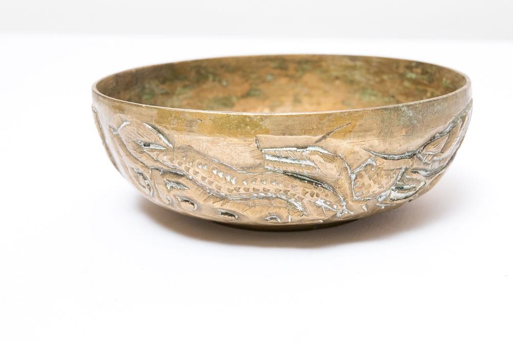 Antique Brass Bowls from Asia