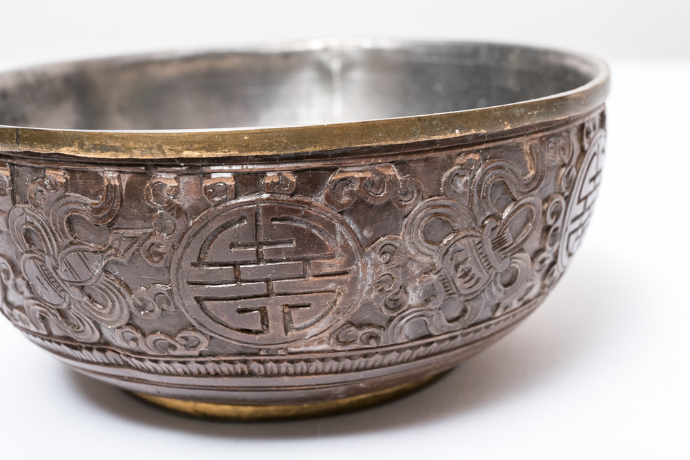 Antique Brass Bowls from Asia