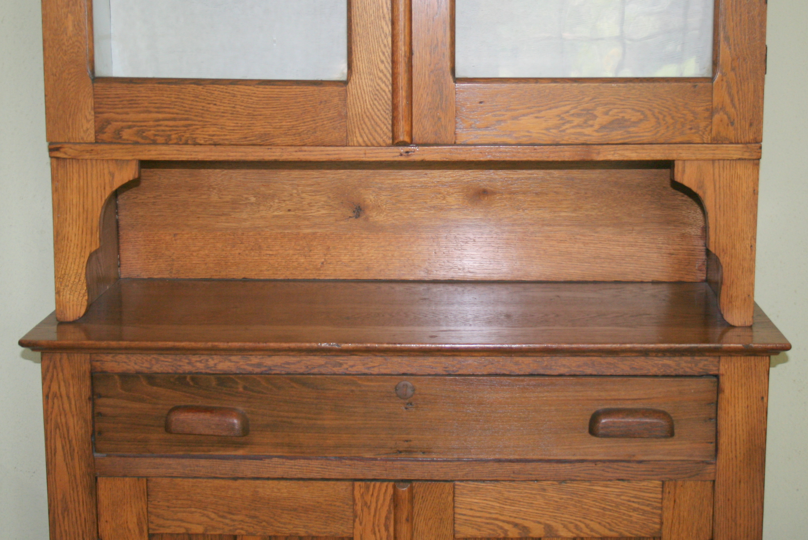 Antique Oak Hutch