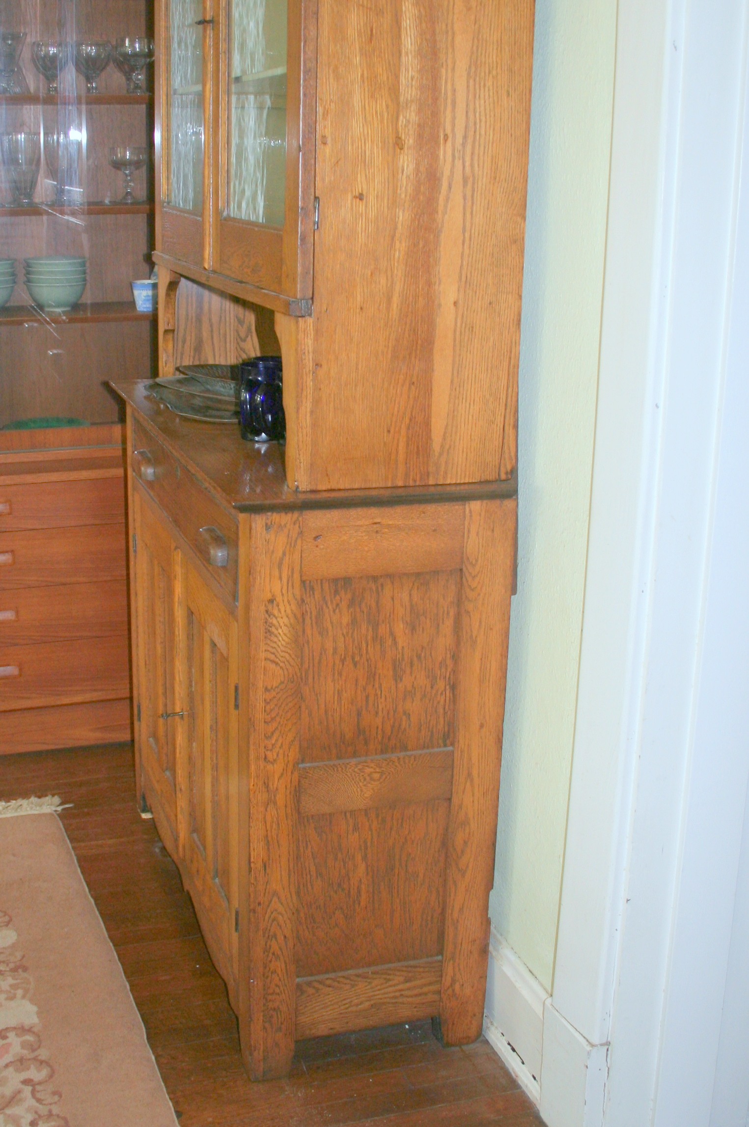 Antique Oak Hutch