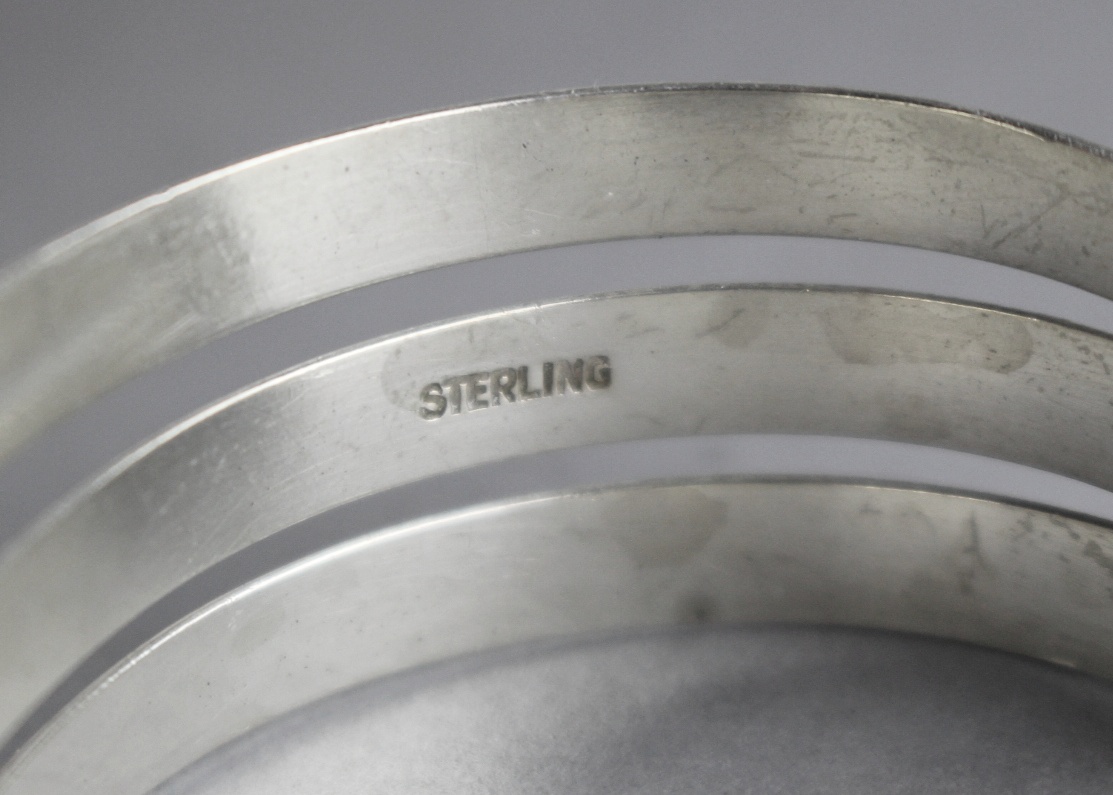 Vintage South Western Sterling Silver Cuff Bracelet