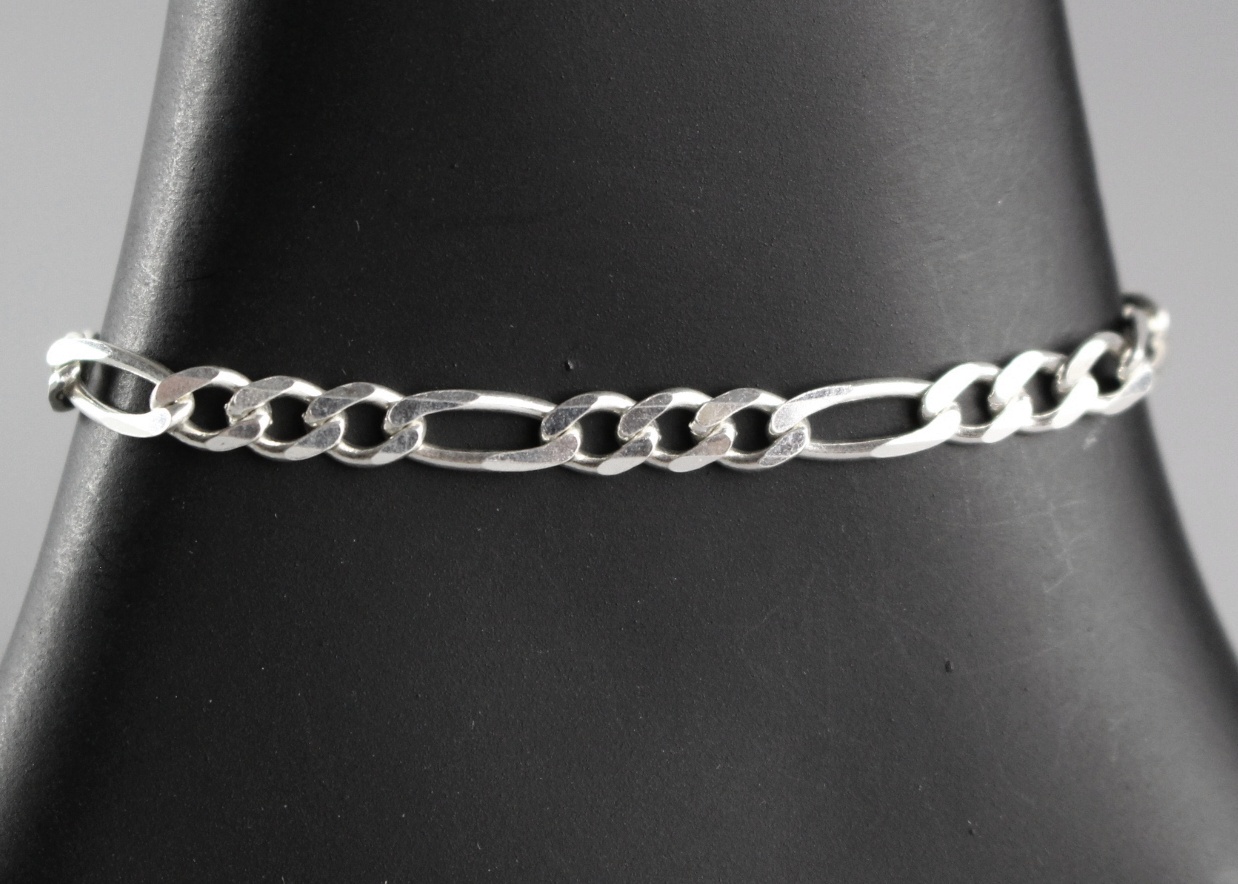 Italian Sterling Silver Cable Chain Bracelet
