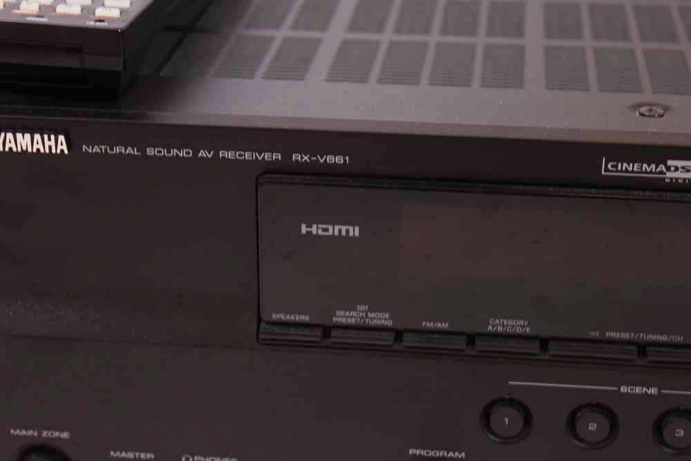 Yamaha AV Receiver RX-V661 with Remote