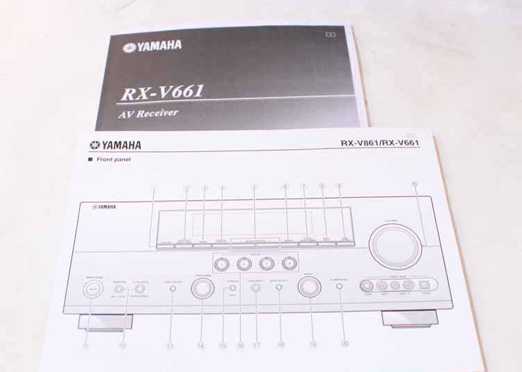 Yamaha AV Receiver RX-V661 with Remote