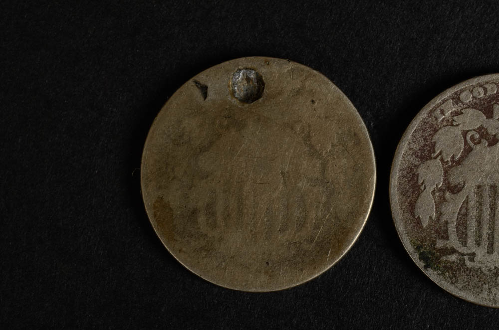 Pair of Shield Nickels