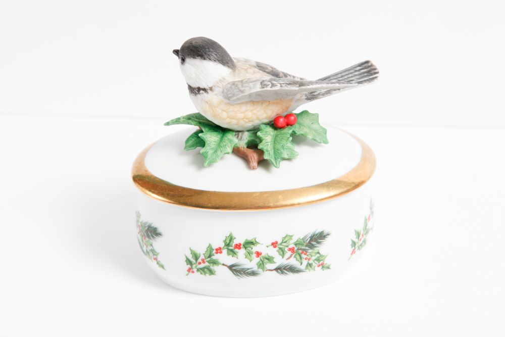 Decorative Lenox Fine Porcelain Music Boxes