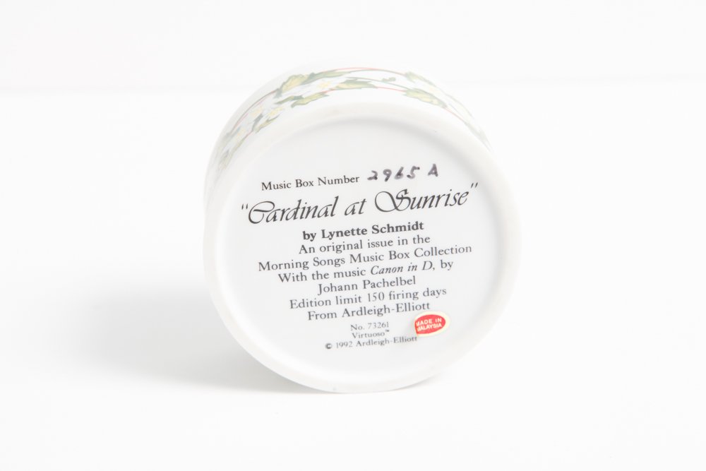 Decorative Lenox Fine Porcelain Music Boxes