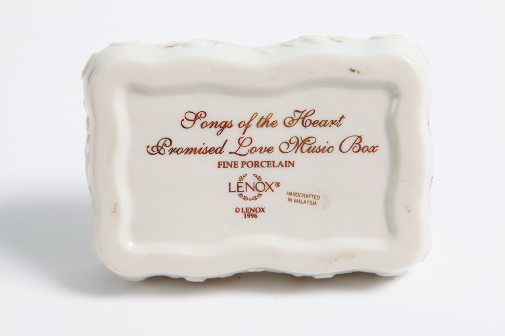 Decorative Lenox Fine Porcelain Music Boxes