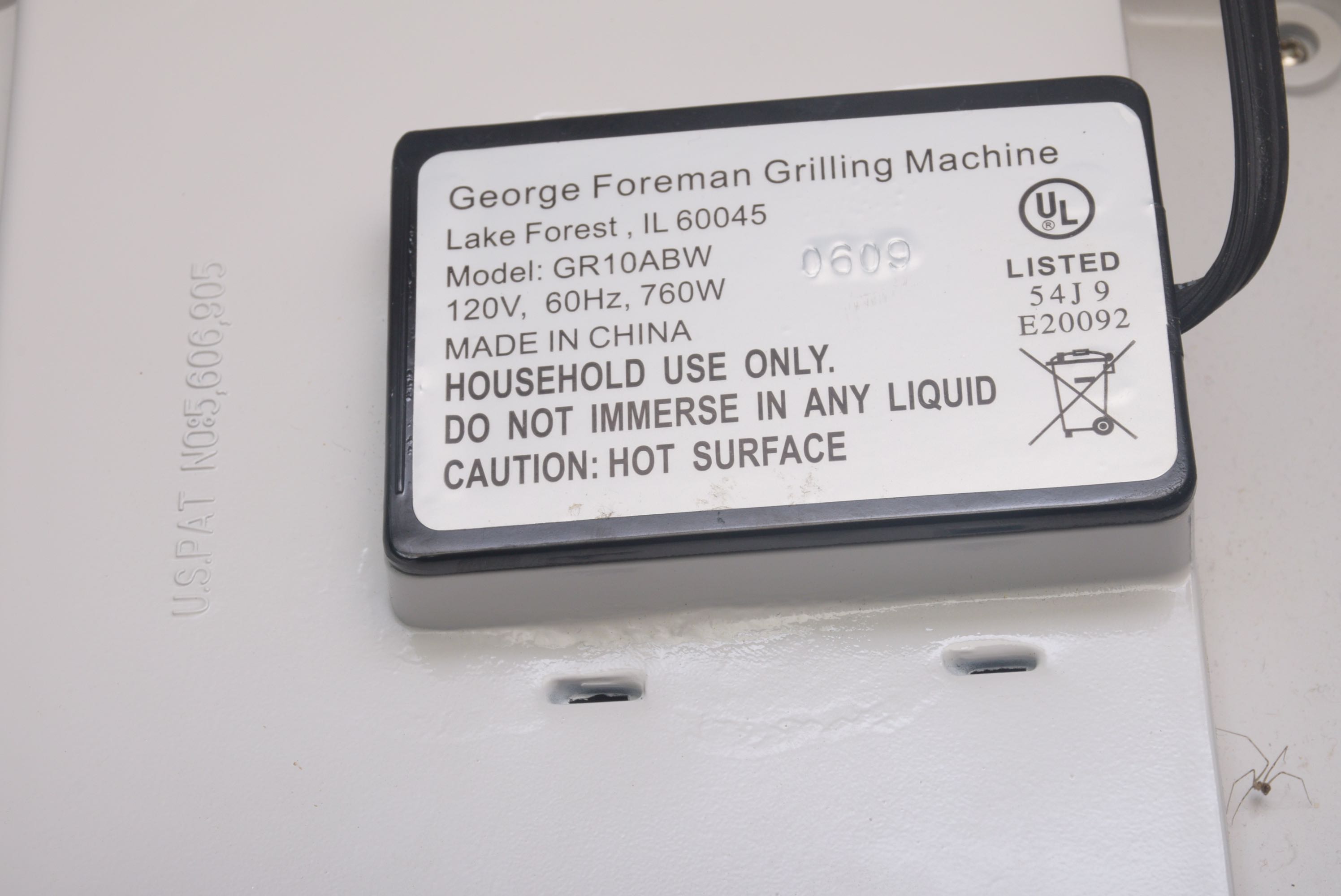 George Foreman Lean Mean Fat Grilling Machine