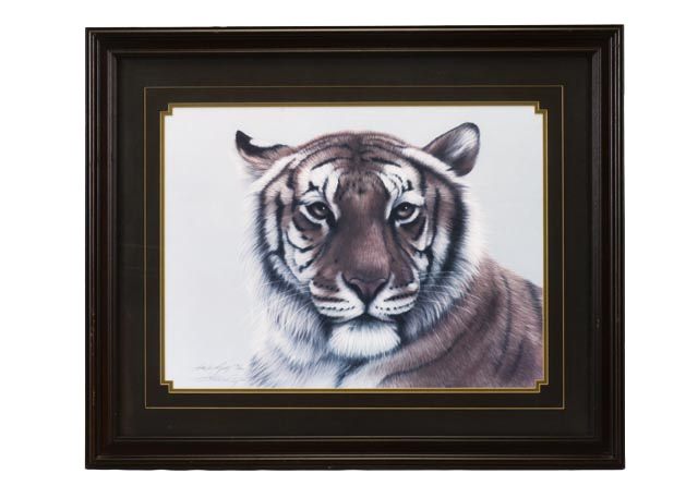 Harold Rigsby Framed Bengal Tiger Print