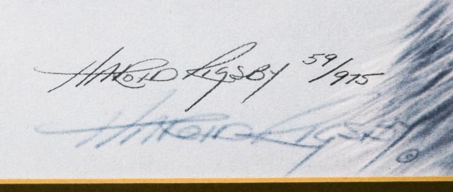 Harold Rigsby Framed Bengal Tiger Print