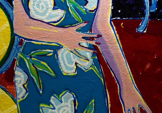 "High C" Original Acrylic on Canvas by Sara Wellington Dodge