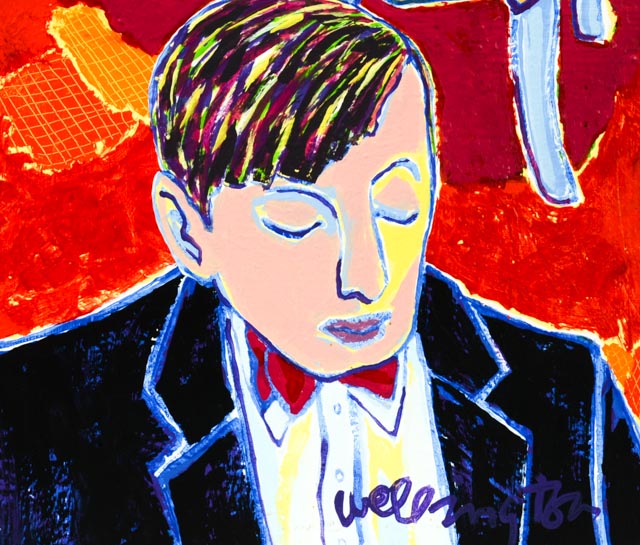 "High C" Original Acrylic on Canvas by Sara Wellington Dodge