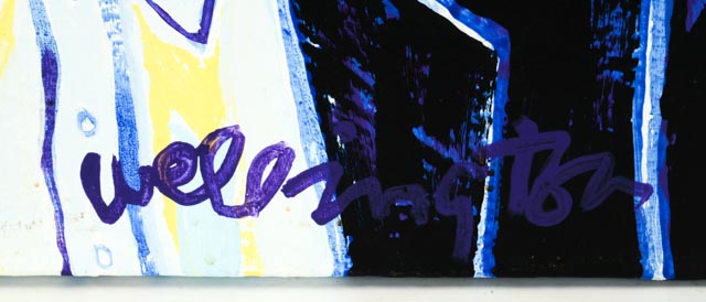 "High C" Original Acrylic on Canvas by Sara Wellington Dodge