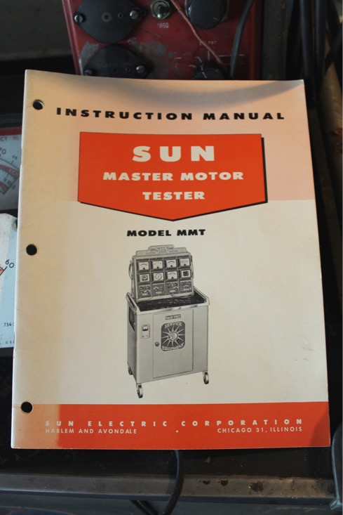 Vintage Sun Master Motor Tester