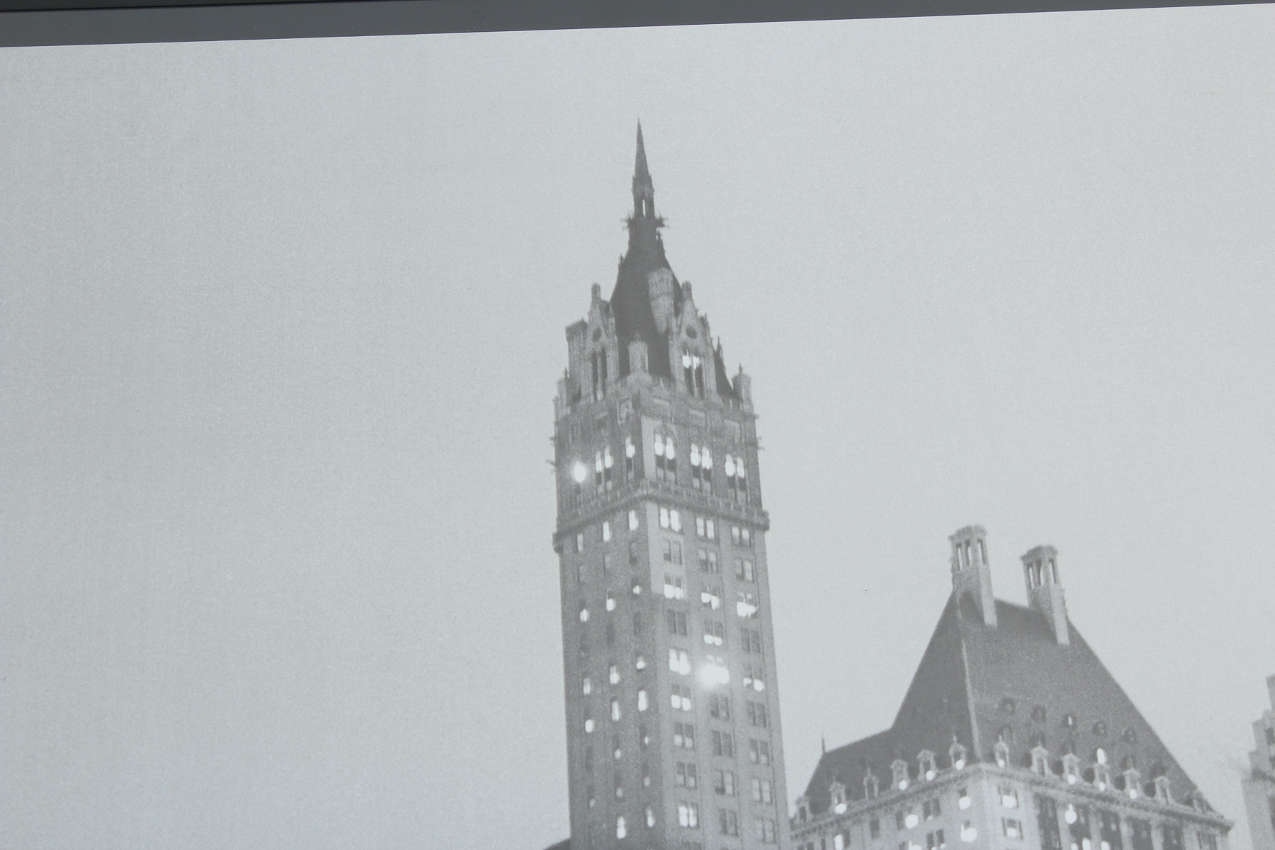 Framed Black and White Central Park Print