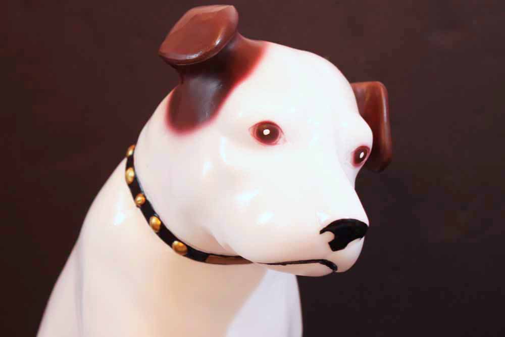 Vintage RCA Nipper Dog Advertising Display Statue