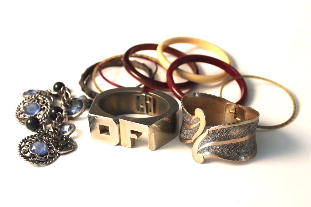 Collection of Vintage Costume Bracelets