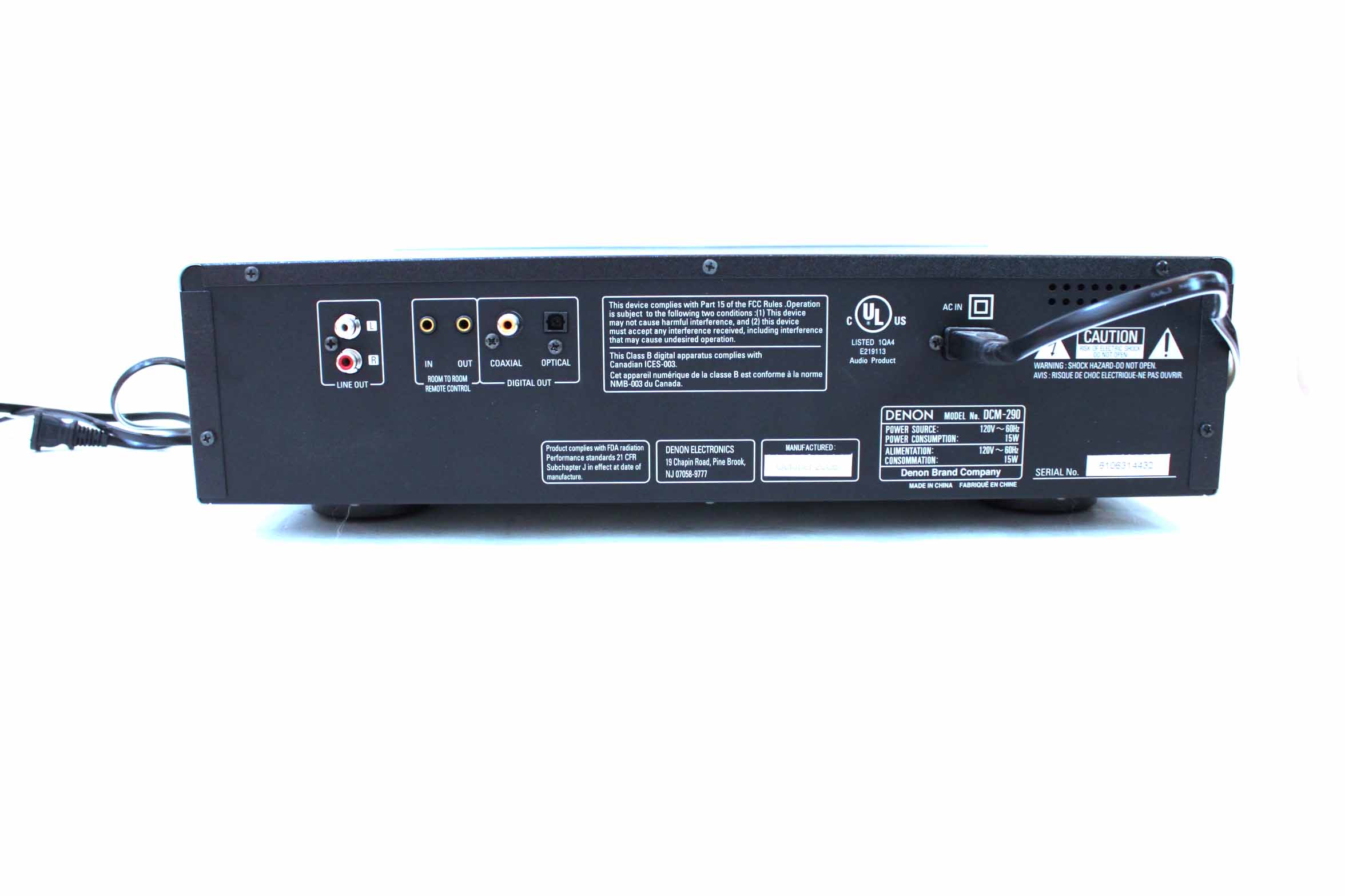 Denon DCM-290 CD Audio Changer