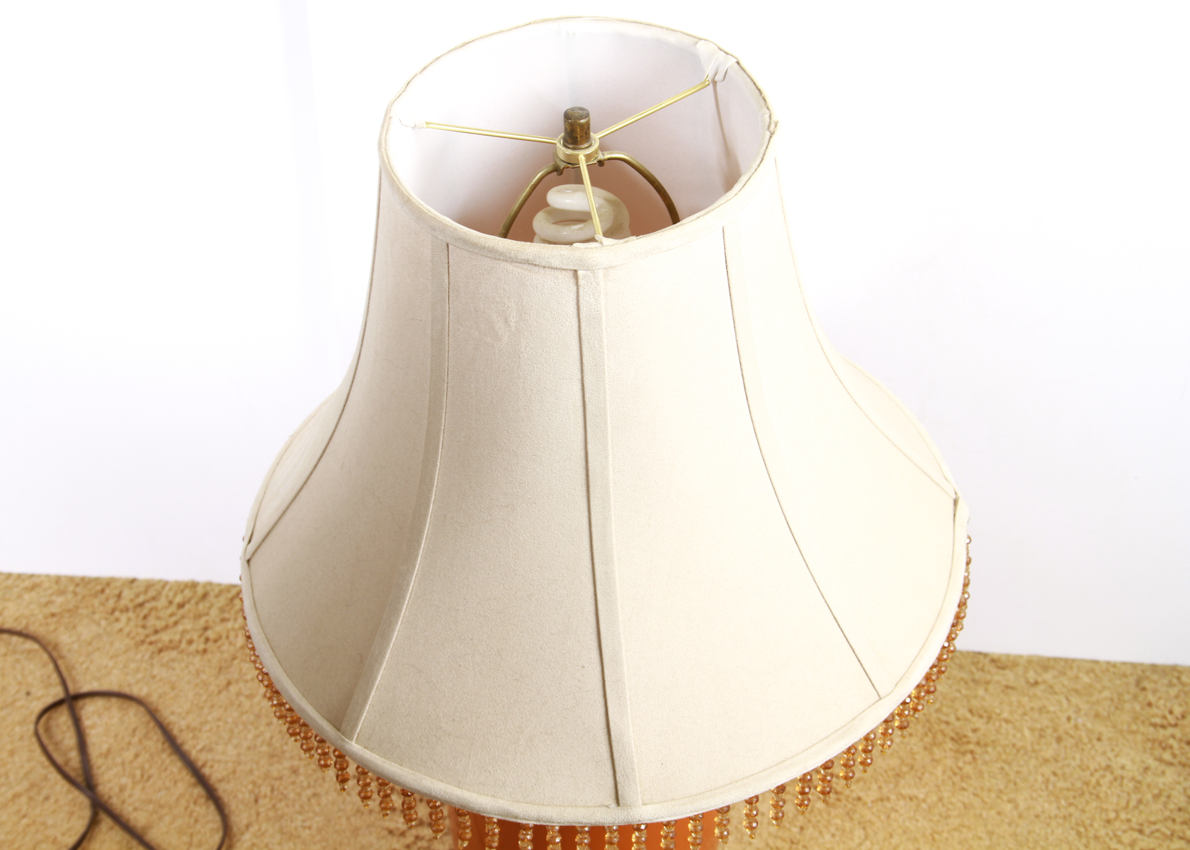 Vintage Orange Lamp