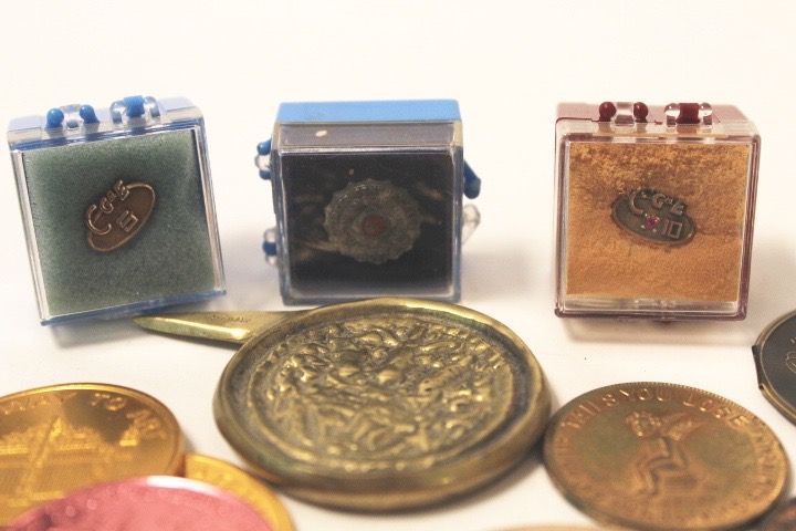 Vintage and Antique, Tokens, Pins, and Coins