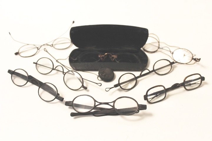 Large Collection of Early 19th Century to Circa 1910 Eyeglasses