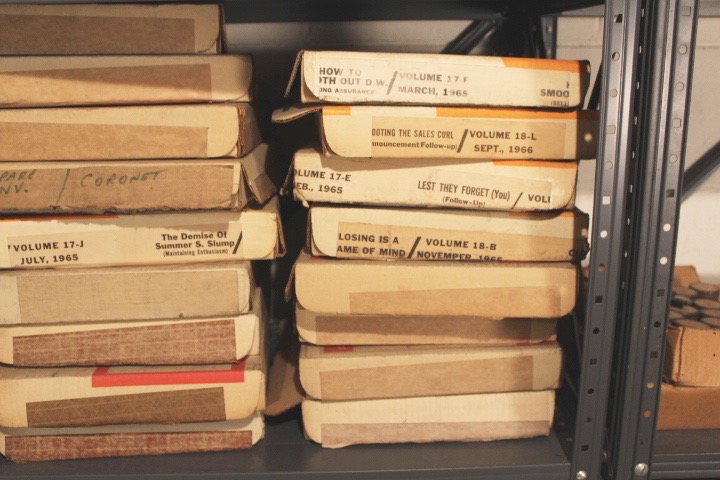 Group of Vintage Auto Industry Film Reel and Record Sets