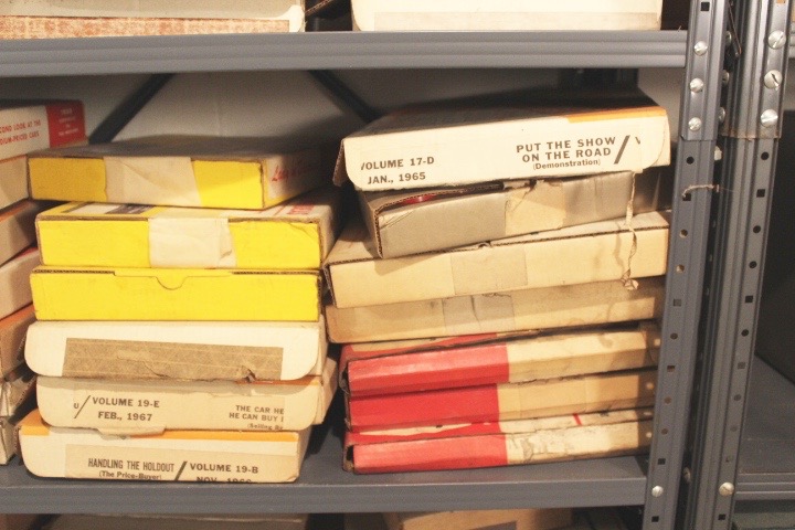 Group of Vintage Auto Industry Film Reel and Record Sets