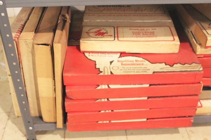 Group of Vintage Auto Industry Film Reel and Record Sets