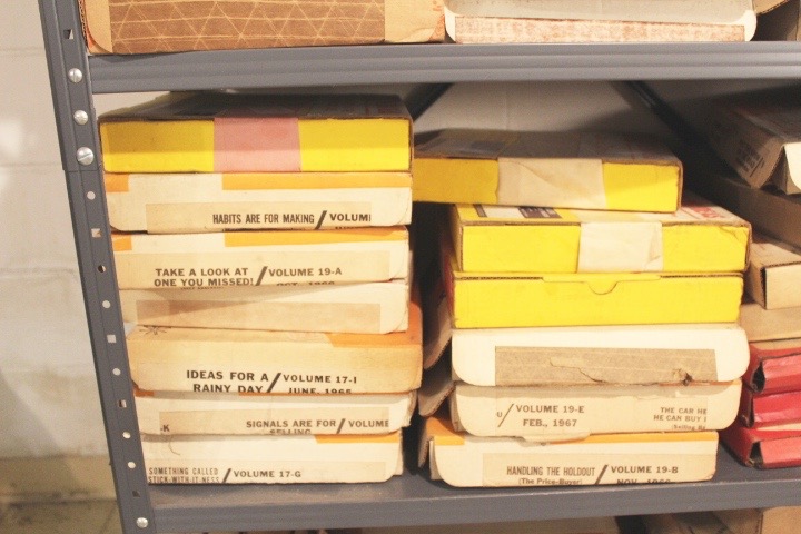 Group of Vintage Auto Industry Film Reel and Record Sets