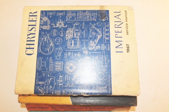 Group of Five Vintage Car Manuals