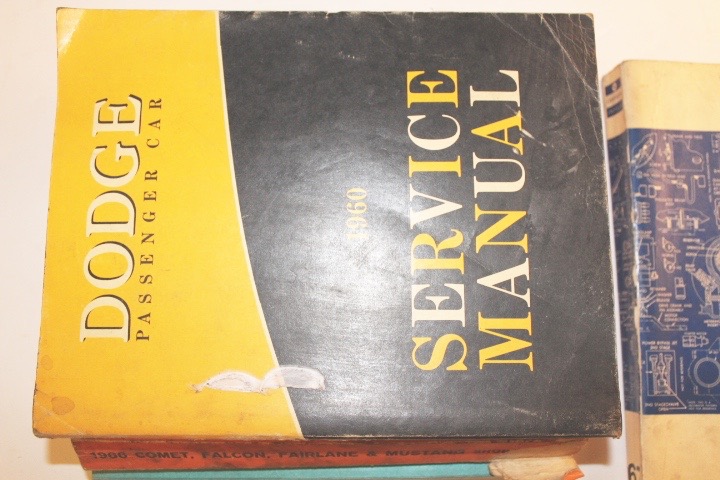 Group of Five Vintage Car Manuals