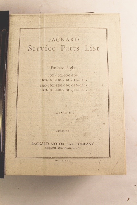 Group of Four Vintage Packard Service Manuals