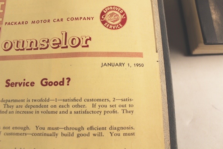 Group of Four Vintage Packard Service Manuals