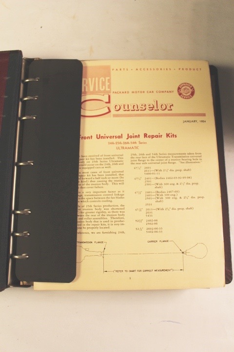 Group of Four Vintage Packard Service Manuals