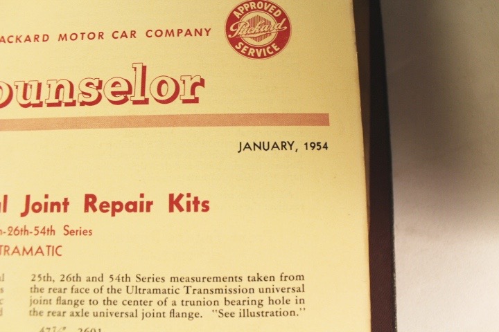 Group of Four Vintage Packard Service Manuals