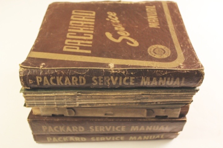 Group of Five Vintage Packard Service Manuals