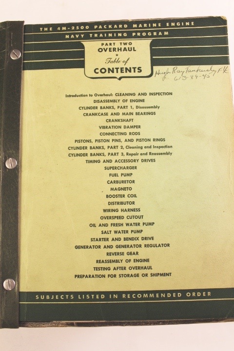 Group of Five Vintage Packard Service Manuals