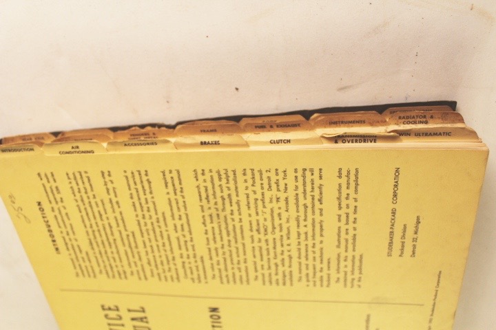 Group of Five Vintage Packard Service Manuals