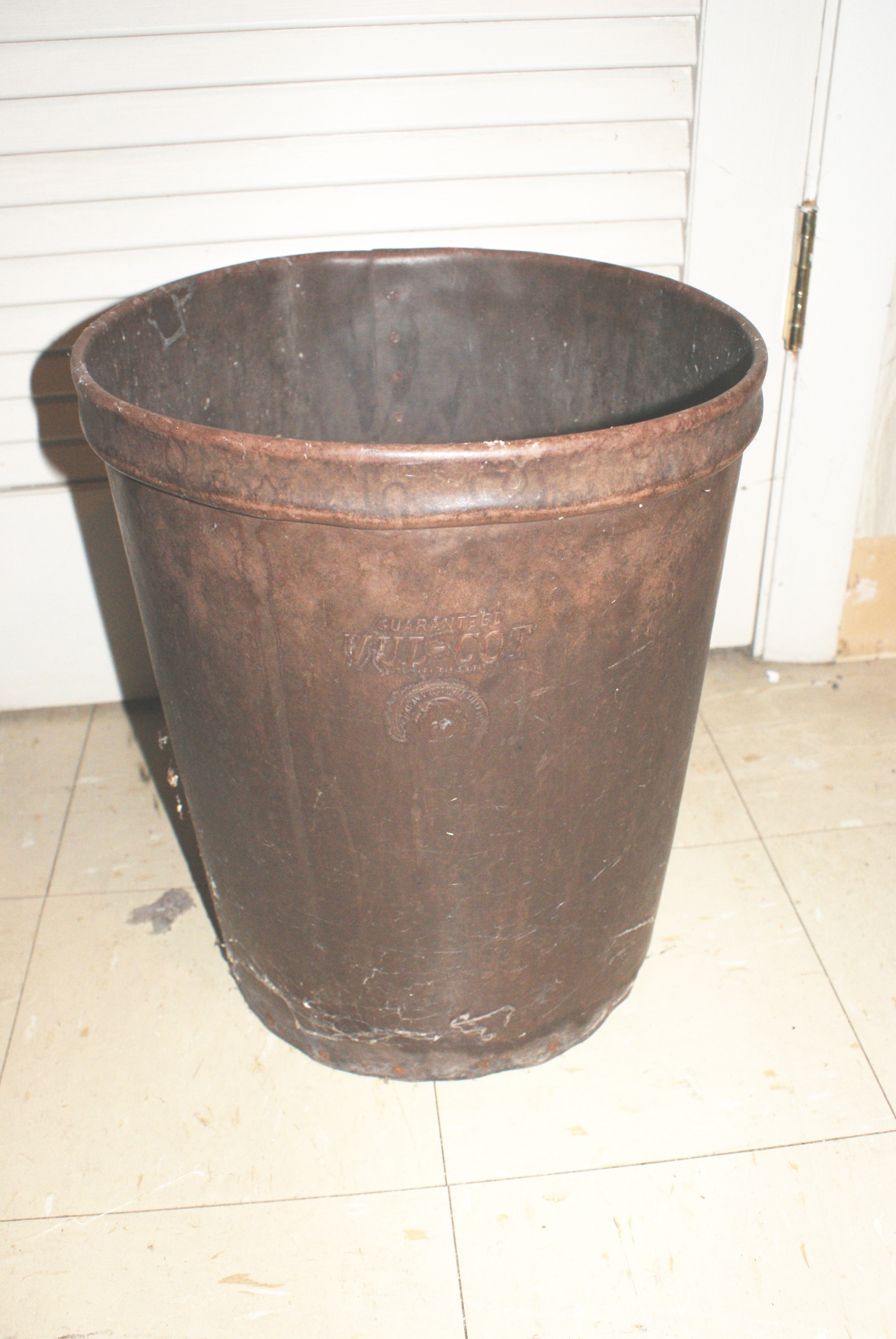 Collection of Four Antique Trash Cans