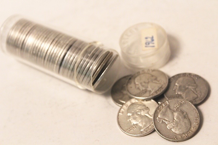Group of 1960 - 1962 Vintage Quarters