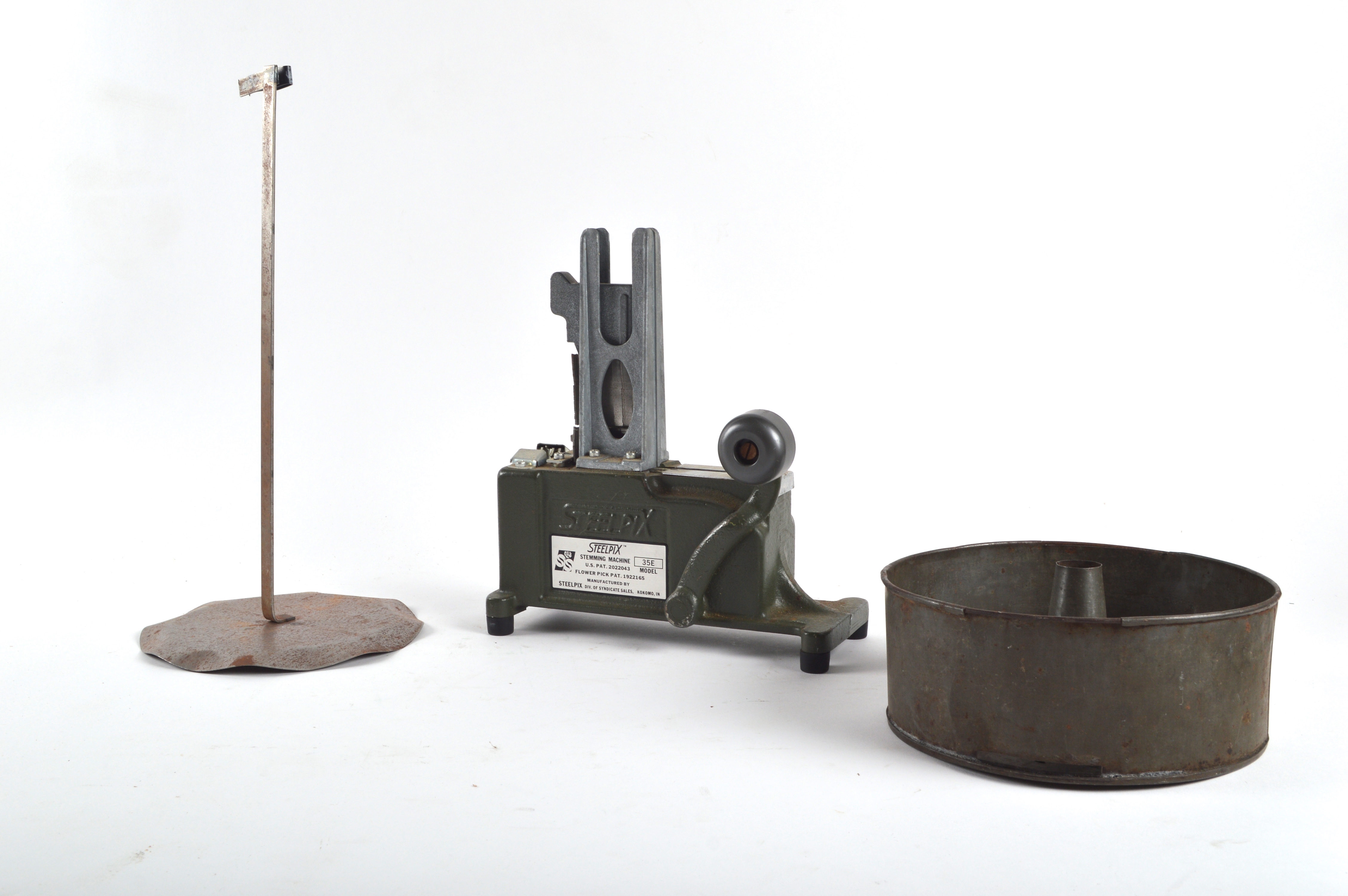 Vintage Steelpix Stemming Machine and Accessories